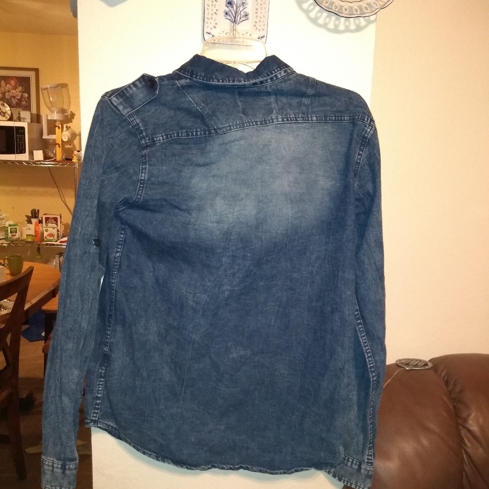 Denim button down - Picture 2 of 2